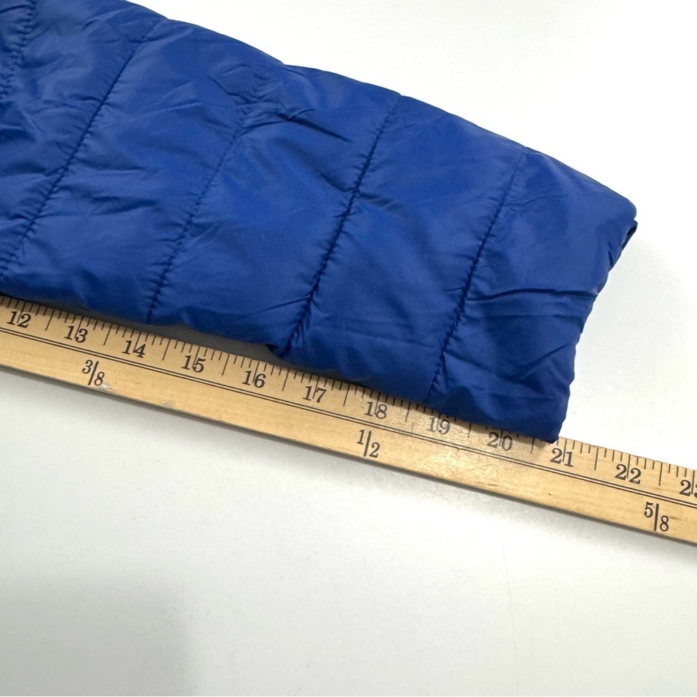 St Johns Bay Puffer Jacket Blue Mens Sz S Lightweight Water Resistant Outdoorsy - Picture 8 of 8